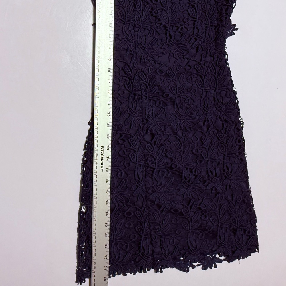 Lulus Romance Language Backless Navy Lace Bodycon Cocktail Party Dress Size M - Picture 8 of 11